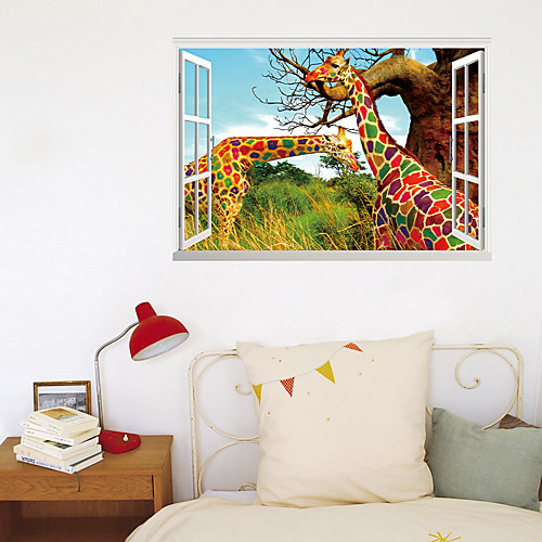 3D Fake Window Rainbow Giraffe Animal Home Background Decoration Can Be Removed Stickers 6090cm
3D Fake Window Rainbow Giraffe Animal Home Background Decoration Can Be Removed Stickers 6090cm