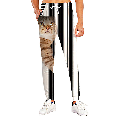 Men's Novelty Casual / Sporty Outdoor Sports Daily Holiday Pants Chinos Pants Cat Graphic Prints Animal Full Length Print Grey
Men's Novelty Casual / Sporty Outdoor Sports Daily Holiday Pants Chinos Pants Cat Graphic Prints Animal Full Length Print Grey