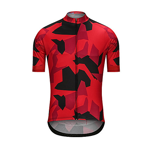 21Grams Men's Short Sleeve Cycling Jersey Spandex Black / Red Camo / Camouflage Bike Jersey Mountain Bike MTB Road Bike Cycling Sports Clothing Apparel / Stretchy / Athleisure
21Grams Men's Short Sleeve Cycling Jersey Spandex Black / Red Camo / Camouflage Bike Jersey Mountain Bike MTB Road Bike Cycling Sports Clothing Apparel / Stretchy / Athleisure