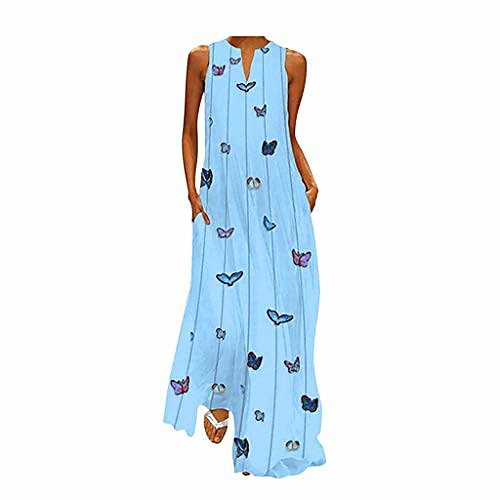 teveq women maxi dress casual vintage dress floral sleeveless loose party long dress bohemia dress
teveq women maxi dress casual vintage dress floral sleeveless loose party long dress bohemia dress