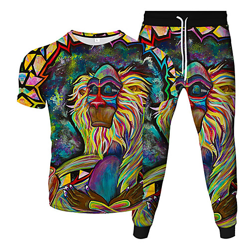 Men's Women's 2 Piece Tracksuit Sweatsuit Street Casual Short Sleeve 2pcs Breathable Moisture Wicking Soft Gym Workout Running Jogging Training Exercise Sportswear Normal Outfit Set Clothing Suit
Men's Women's 2 Piece Tracksuit Sweatsuit Street Casual Short Sleeve 2pcs Breathable Moisture Wicking Soft Gym Workout Running Jogging Training Exercise Sportswear Normal Outfit Set Clothing Suit