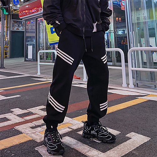 Men's Casual / Sporty Streetwear Outdoor Sports Casual Weekend Pants Sweatpants Pants Plain Full Length Drawstring Black
Men's Casual / Sporty Streetwear Outdoor Sports Casual Weekend Pants Sweatpants Pants Plain Full Length Drawstring Black