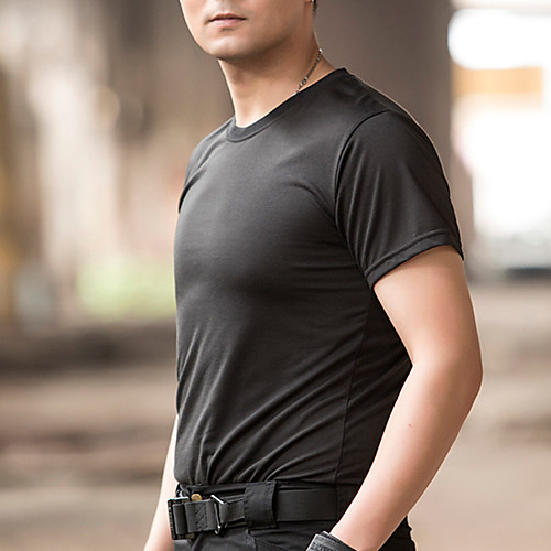 Men's T shirt Hiking Tee shirt Military Tactical Shirt Short Sleeve Crew Neck Tee Tshirt Top Outdoor Lightweight Breathable Quick Dry Soft Autumn / Fall Spring Elastane Polyester Solid Color Black
Men's T shirt Hiking Tee shirt Military Tactical Shirt Short Sleeve Crew Neck Tee Tshirt Top Outdoor Lightweight Breathable Quick Dry Soft Autumn / Fall Spring Elastane Polyester Solid Color Black