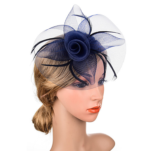 Elegant Retro Tulle / Feather Headpiece with Feather / Flower 1 Piece Special Occasion / Party / Evening Headpiece
Elegant Retro Tulle / Feather Headpiece with Feather / Flower 1 Piece Special Occasion / Party / Evening Headpiece
