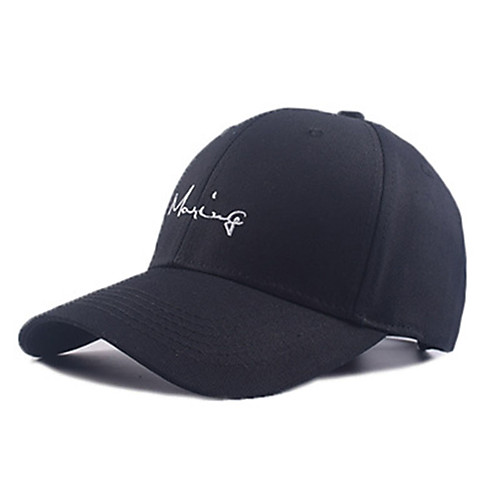 Cotton Baseball Cap Running Cap Visor Hats Men's Women's Hat Letter Adjustable Lightweight Breathable for Fitness Baseball Running Autumn / Fall Spring Summer Titanium White Black
Cotton Baseball Cap Running Cap Visor Hats Men's Women's Hat Letter Adjustable Lightweight Breathable for Fitness Baseball Running Autumn / Fall Spring Summer Titanium White Black