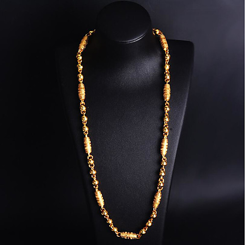 Men's Chain Necklace Classic Vertical / Gold bar Fashion Copper Gold Plated Gold 60 cm Necklace Jewelry 1pc For Anniversary Party Evening Gift Festival
Men's Chain Necklace Classic Vertical / Gold bar Fashion Copper Gold Plated Gold 60 cm Necklace Jewelry 1pc For Anniversary Party Evening Gift Festival