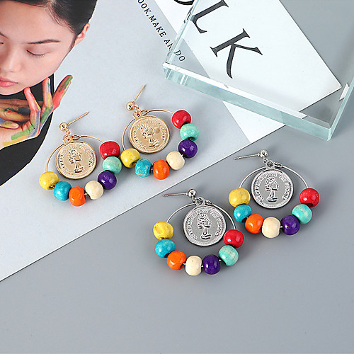 Women's Earrings Beads Stylish Colorful Romantic Boho Wooden Earrings Jewelry Gold / Silver For Party Evening Street Prom Birthday Festival
Women's Earrings Beads Stylish Colorful Romantic Boho Wooden Earrings Jewelry Gold / Silver For Party Evening Street Prom Birthday Festival