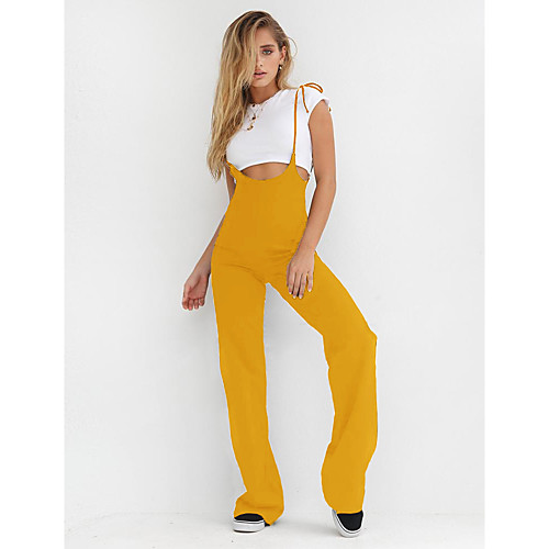 Women's Stylish Streetwear Comfort Daily Going out Overalls Pants Solid Colored Full Length Pocket Elastic Drawstring Design Black Blue Red Yellow
Women's Stylish Streetwear Comfort Daily Going out Overalls Pants Solid Colored Full Length Pocket Elastic Drawstring Design Black Blue Red Yellow