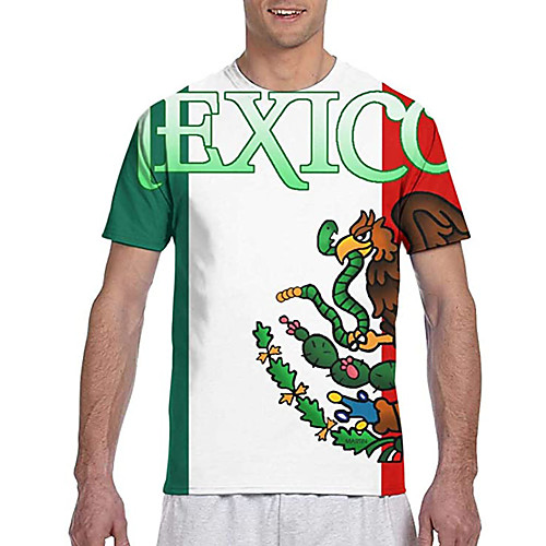 Men's T shirt 3D Print Graphic Prints Flag Print Short Sleeve Daily Tops Classic Designer Big and Tall White
Men's T shirt 3D Print Graphic Prints Flag Print Short Sleeve Daily Tops Classic Designer Big and Tall White