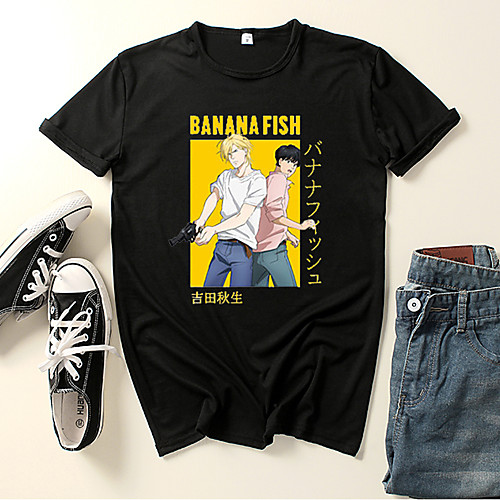 Inspired by Banana Fish Cosplay Cosplay Costume T-shirt Microfiber Graphic Prints Printing T-shirt For Men's / Women's
Inspired by Banana Fish Cosplay Cosplay Costume T-shirt Microfiber Graphic Prints Printing T-shirt For Men's / Women's