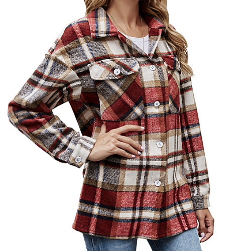 Women's Print Patchwork Fall & Winter Jacket Regular Daily Long Sleeve Polyster Coat Tops Red
Women's Print Patchwork Fall & Winter Jacket Regular Daily Long Sleeve Polyster Coat Tops Red