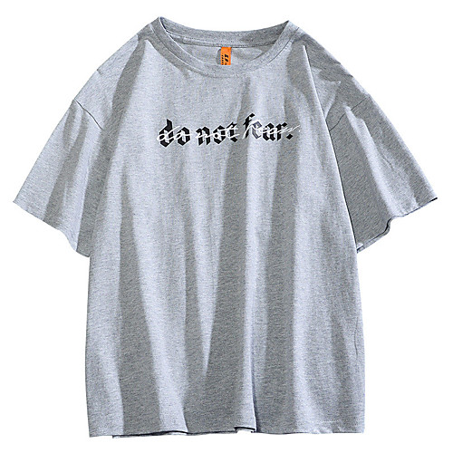 Men's Unisex T shirt Hot Stamping Graphic Prints Letter Plus Size Print Short Sleeve Casual Tops 100% Cotton Basic Casual Fashion White Blue Gray
Men's Unisex T shirt Hot Stamping Graphic Prints Letter Plus Size Print Short Sleeve Casual Tops 100% Cotton Basic Casual Fashion White Blue Gray