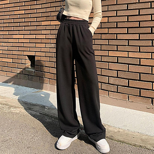Women's Streetwear Chino Comfort Casual Going out Chinos Pants Plain Full Length Pocket Black
Women's Streetwear Chino Comfort Casual Going out Chinos Pants Plain Full Length Pocket Black