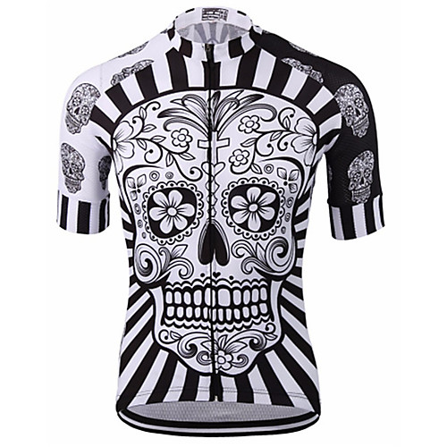 21Grams Men's Short Sleeve Cycling Jersey Spandex Red / White Blue Yellow Skull Bike Jersey Mountain Bike MTB Road Bike Cycling Sports Clothing Apparel / Stretchy / Athleisure
21Grams Men's Short Sleeve Cycling Jersey Spandex Red / White Blue Yellow Skull Bike Jersey Mountain Bike MTB Road Bike Cycling Sports Clothing Apparel / Stretchy / Athleisure