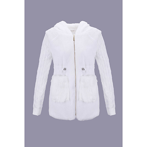 Women's Solid Colored Active Winter Fur Coat Regular Daily Long Sleeve Others Coat Tops White / Punk & Gothic
Women's Solid Colored Active Winter Fur Coat Regular Daily Long Sleeve Others Coat Tops White / Punk & Gothic