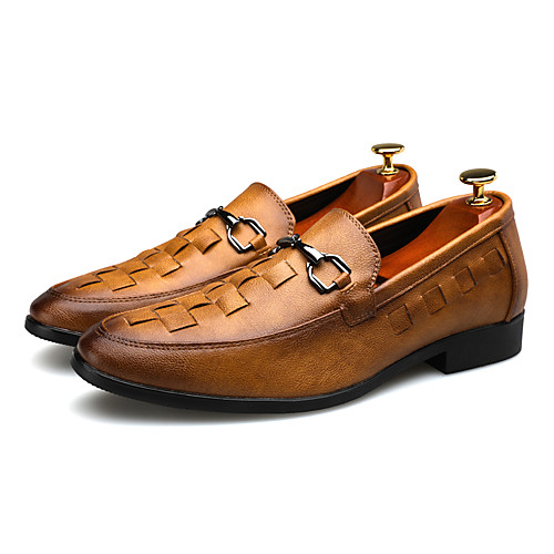 Men's Loafers & Slip-Ons Business Casual Vintage Daily Party & Evening Walking Shoes Cowhide Height-increasing Wear Proof Booties / Ankle Boots Black Brown Spring Summer
Men's Loafers & Slip-Ons Business Casual Vintage Daily Party & Evening Walking Shoes Cowhide Height-increasing Wear Proof Booties / Ankle Boots Black Brown Spring Summer