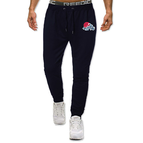Men's Casual / Sporty Sweatpants Outdoor Sports Daily Sports Pants Pants Sun Full Length Drawstring Pocket Print Black Light gray Dark Gray Navy Blue
Men's Casual / Sporty Sweatpants Outdoor Sports Daily Sports Pants Pants Sun Full Length Drawstring Pocket Print Black Light gray Dark Gray Navy Blue