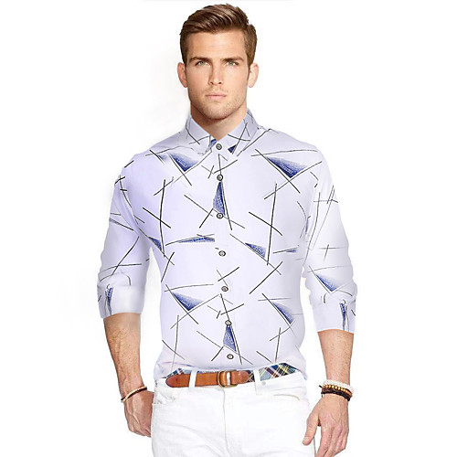 Men's Shirt Graphic Plus Size Print Long Sleeve Daily Tops Basic White Navy Blue Gray
Men's Shirt Graphic Plus Size Print Long Sleeve Daily Tops Basic White Navy Blue Gray
