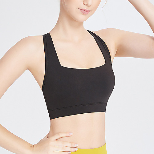 Women's Sports Bra Bra Top Wirefree Nylon Spandex Yoga Fitness Gym Workout Breathable Soft Padded Medium Support White Black Dusty Rose Solid Colored / Stretchy / Athletic / Athleisure
Women's Sports Bra Bra Top Wirefree Nylon Spandex Yoga Fitness Gym Workout Breathable Soft Padded Medium Support White Black Dusty Rose Solid Colored / Stretchy / Athletic / Athleisure