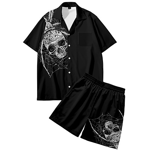 Men's Shirt Suits 3D Print Spider Animal Button-Down 3D Print Short Sleeve Daily Tops Casual Fashion Breathable Black
Men's Shirt Suits 3D Print Spider Animal Button-Down 3D Print Short Sleeve Daily Tops Casual Fashion Breathable Black