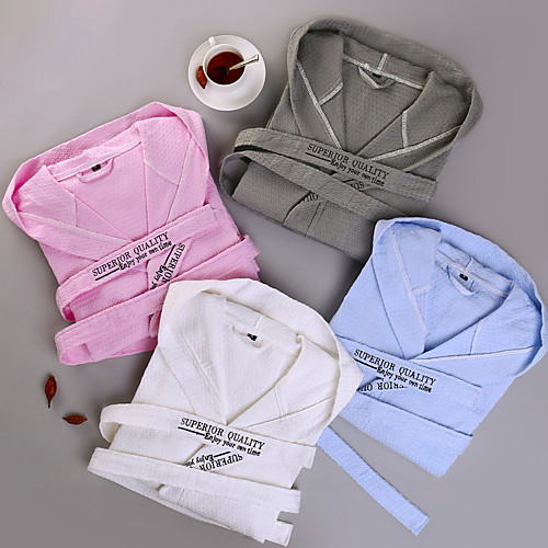 Superior Quality Bath Robe, Solid Colored Pure Cotton Bedroom / Bathroom 1 pcs
Superior Quality Bath Robe, Solid Colored Pure Cotton Bedroom / Bathroom 1 pcs
