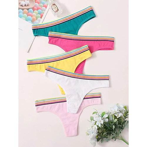 Women's 1 Piece Basic G-strings & Thongs Panties - Normal Low Waist White Black Red One-Size
Women's 1 Piece Basic G-strings & Thongs Panties - Normal Low Waist White Black Red One-Size