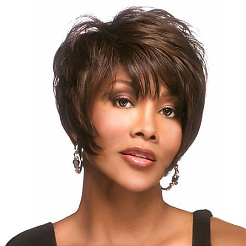 Synthetic Wig Natural Straight Short Bob Wig Short Black / Brown Synthetic Hair Women's Party Fashion Comfy Black Brown
Synthetic Wig Natural Straight Short Bob Wig Short Black / Brown Synthetic Hair Women's Party Fashion Comfy Black Brown