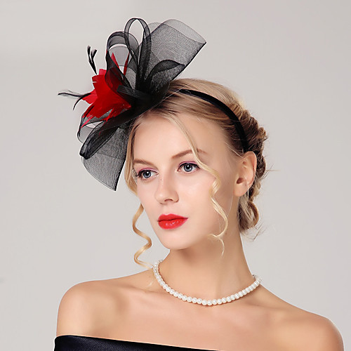 Elegant Retro Tulle / PP YARN Fascinators with Feather / Floral 1 Piece Special Occasion / Party / Evening Headpiece
Elegant Retro Tulle / PP YARN Fascinators with Feather / Floral 1 Piece Special Occasion / Party / Evening Headpiece