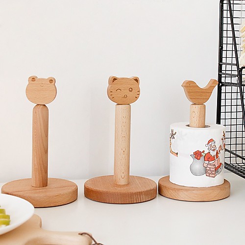 Solid Wood Small Animal Head Cartoon Roll Paper Holder Desktop Toilet Paper Towel Holder Low
Solid Wood Small Animal Head Cartoon Roll Paper Holder Desktop Toilet Paper Towel Holder Low