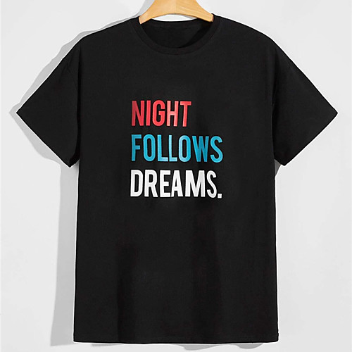 Men's Unisex T shirt Hot Stamping Graphic Prints Letter Plus Size Print Short Sleeve Casual Tops 100% Cotton Basic Casual Fashion Black
Men's Unisex T shirt Hot Stamping Graphic Prints Letter Plus Size Print Short Sleeve Casual Tops 100% Cotton Basic Casual Fashion Black