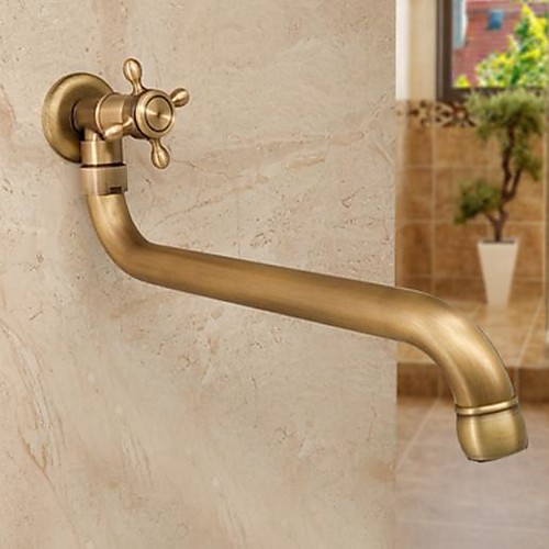Antique Copper Outdoor Faucet Lengthened Single Cold Faucet Mop Pool Outdoor Wall-mounted Faucet Rotatable
Antique Copper Outdoor Faucet Lengthened Single Cold Faucet Mop Pool Outdoor Wall-mounted Faucet Rotatable