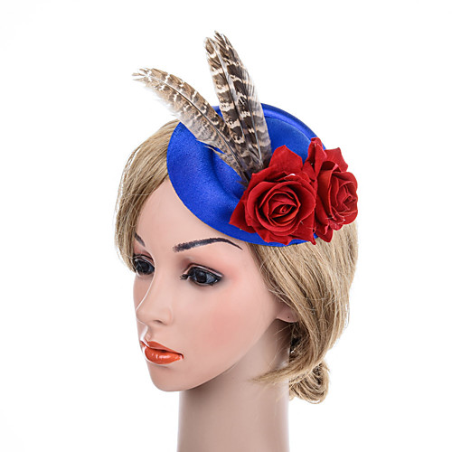 Retro Lace Fabric Fascinators with Feather / Floral 1 Piece Special Occasion / Party / Evening Headpiece
Retro Lace Fabric Fascinators with Feather / Floral 1 Piece Special Occasion / Party / Evening Headpiece