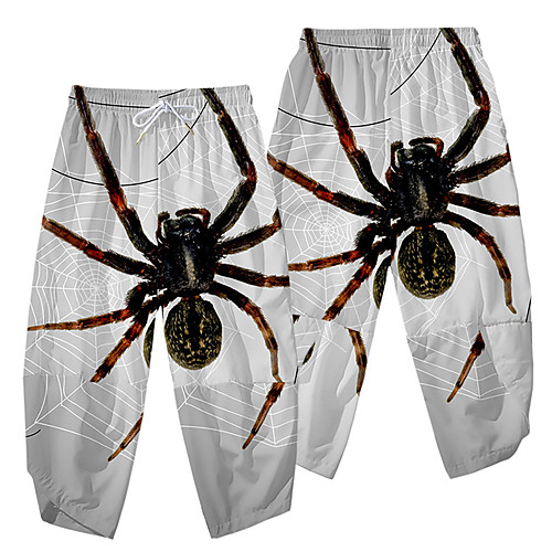 Men's Casual / Sporty Athleisure Daily Sports Wide Leg Pants Spider Full Length Elastic Waist 3D Print White
Men's Casual / Sporty Athleisure Daily Sports Wide Leg Pants Spider Full Length Elastic Waist 3D Print White