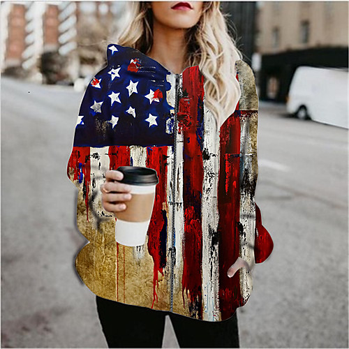 Women's Color Block Print Active Spring & Fall Hoodied Jacket Regular Daily Long Sleeve Air Layer Fabric Coat Tops White
Women's Color Block Print Active Spring & Fall Hoodied Jacket Regular Daily Long Sleeve Air Layer Fabric Coat Tops White