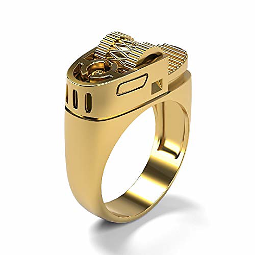 european and american punk style punk plated 14k gold fashion creative lighter ring (gold, 9)
european and american punk style punk plated 14k gold fashion creative lighter ring (gold, 9)