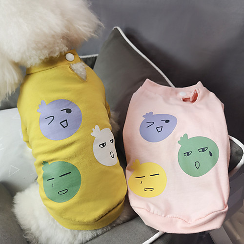 Dog Cat Shirt / T-Shirt Cartoon Basic Elegant Cute Dailywear Casual / Daily Dog Clothes Puppy Clothes Dog Outfits Breathable Yellow Pink Costume for Girl and Boy Dog Cotton S M L XL XXL
Dog Cat Shirt / T-Shirt Cartoon Basic Elegant Cute Dailywear Casual / Daily Dog Clothes Puppy Clothes Dog Outfits Breathable Yellow Pink Costume for Girl and Boy Dog Cotton S M L XL XXL