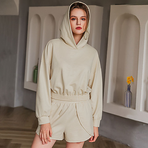 Women's Streetwear Solid Color Going out Casual / Daily Two Piece Set Hoodies & Sweatshirts Shorts Tops
Women's Streetwear Solid Color Going out Casual / Daily Two Piece Set Hoodies & Sweatshirts Shorts Tops