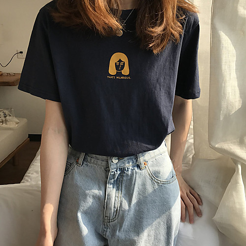 Women's Tee / T-shirt Pure Color Crew Neck Person Sport Athleisure Top Short Sleeves Breathable Soft Comfortable Everyday Use Casual Daily Outdoor
Women's Tee / T-shirt Pure Color Crew Neck Person Sport Athleisure Top Short Sleeves Breathable Soft Comfortable Everyday Use Casual Daily Outdoor