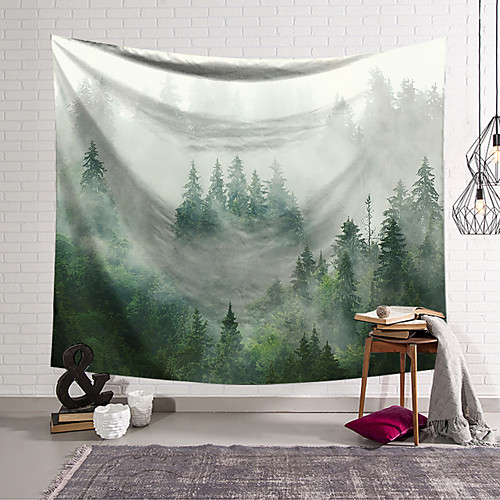 Wall Tapestry Art Decor Blanket Curtain Hanging Home Bedroom Living Room Decoration Polyester Green Forest Fog
Wall Tapestry Art Decor Blanket Curtain Hanging Home Bedroom Living Room Decoration Polyester Green Forest Fog