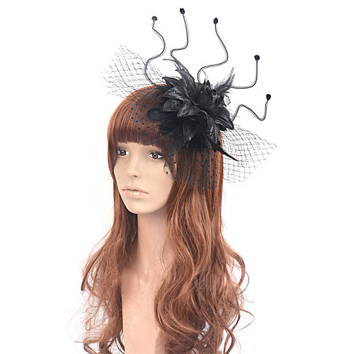 Elegant Retro Tulle Fascinators with Feather / Floral 1 Piece Special Occasion / Party / Evening Headpiece
Elegant Retro Tulle Fascinators with Feather / Floral 1 Piece Special Occasion / Party / Evening Headpiece