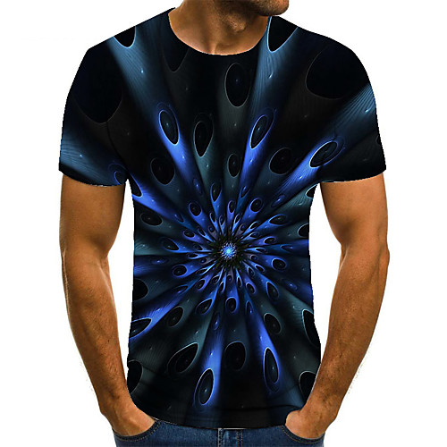 Men's T shirt 3D Print Graphic Paisley 3D Print Print Short Sleeve Casual Tops Casual Fashion Blue
Men's T shirt 3D Print Graphic Paisley 3D Print Print Short Sleeve Casual Tops Casual Fashion Blue
