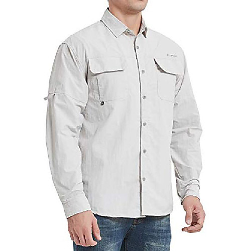Men's Hiking Shirt / Button Down Shirts Long Sleeve Sweatshirt Top Outdoor Lightweight Breathable Quick Dry Sweat wicking Spring Summer ArmyGreen White Black Fishing Climbing Camping / Hiking / Caving
Men's Hiking Shirt / Button Down Shirts Long Sleeve Sweatshirt Top Outdoor Lightweight Breathable Quick Dry Sweat wicking Spring Summer ArmyGreen White Black Fishing Climbing Camping / Hiking / Caving