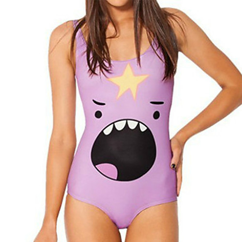 Women's One Piece Monokini Swimsuit Tummy Control Open Back Slim Dot Purple Swimwear Bodysuit Strap Bathing Suits New Fashion Lady / Party / Print
Women's One Piece Monokini Swimsuit Tummy Control Open Back Slim Dot Purple Swimwear Bodysuit Strap Bathing Suits New Fashion Lady / Party / Print