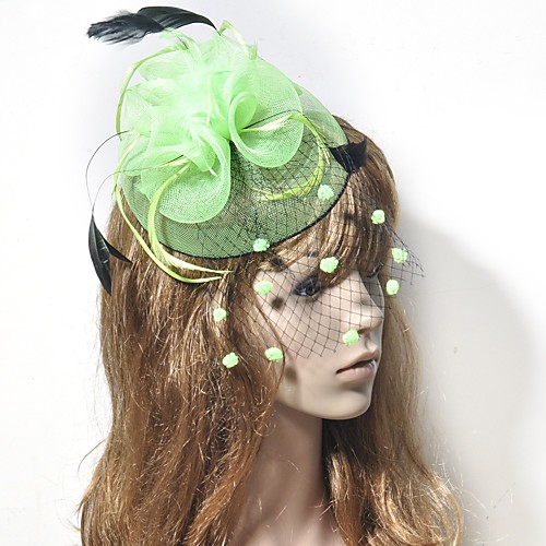 1920s Retro Tulle / Net Fascinators with Feather 1 Piece Special Occasion / Party / Evening Headpiece
1920s Retro Tulle / Net Fascinators with Feather 1 Piece Special Occasion / Party / Evening Headpiece