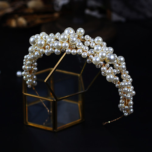 Fashion Imitation Pearl Headbands with Imitation Pearl 1 pc Wedding / Party / Evening Headpiece
Fashion Imitation Pearl Headbands with Imitation Pearl 1 pc Wedding / Party / Evening Headpiece