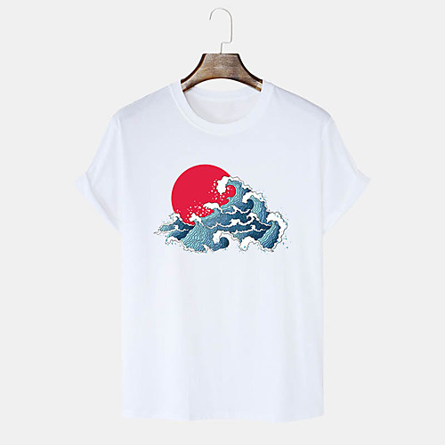 Men's T shirt Hot Stamping Graphic Prints Sun Spray Print Short Sleeve Daily Tops 100% Cotton Basic Casual White Black Blushing Pink
Men's T shirt Hot Stamping Graphic Prints Sun Spray Print Short Sleeve Daily Tops 100% Cotton Basic Casual White Black Blushing Pink