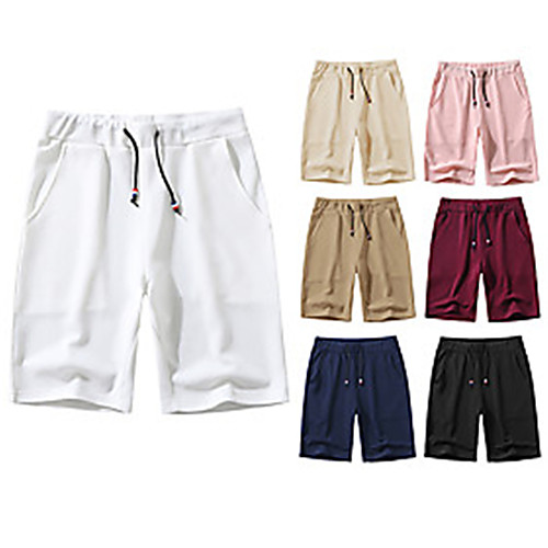 Men's Shorts Casual Shorts Pants Simple Short White Black Blushing Pink Wine Khaki
Men's Shorts Casual Shorts Pants Simple Short White Black Blushing Pink Wine Khaki