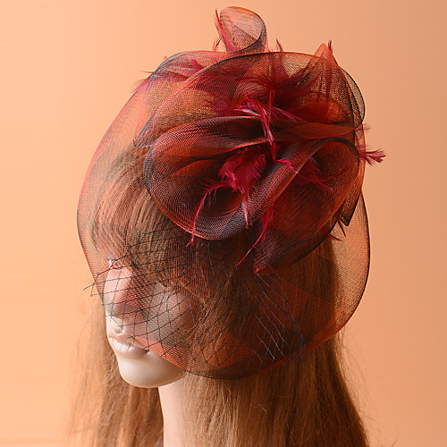 Elegant Retro Tulle Fascinators with Flower 1 Piece Special Occasion / Party / Evening Headpiece
Elegant Retro Tulle Fascinators with Flower 1 Piece Special Occasion / Party / Evening Headpiece