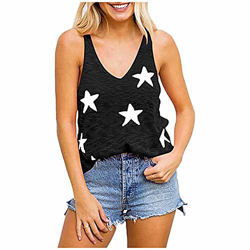 meikosks star print vest women's loose knitted tank tops sleeveless v neck blouses black
meikosks star print vest women's loose knitted tank tops sleeveless v neck blouses black