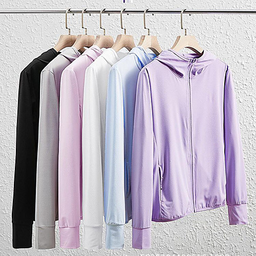 Women's Long Sleeve Windbreaker Running Skin Jacket Full Zip Coat Top Athletic Athleisure Waterproof UV Sun Protection Breathable Fitness Gym Workout Running Jogging Sportswear Solid Colored Plus Size
Women's Long Sleeve Windbreaker Running Skin Jacket Full Zip Coat Top Athletic Athleisure Waterproof UV Sun Protection Breathable Fitness Gym Workout Running Jogging Sportswear Solid Colored Plus Size